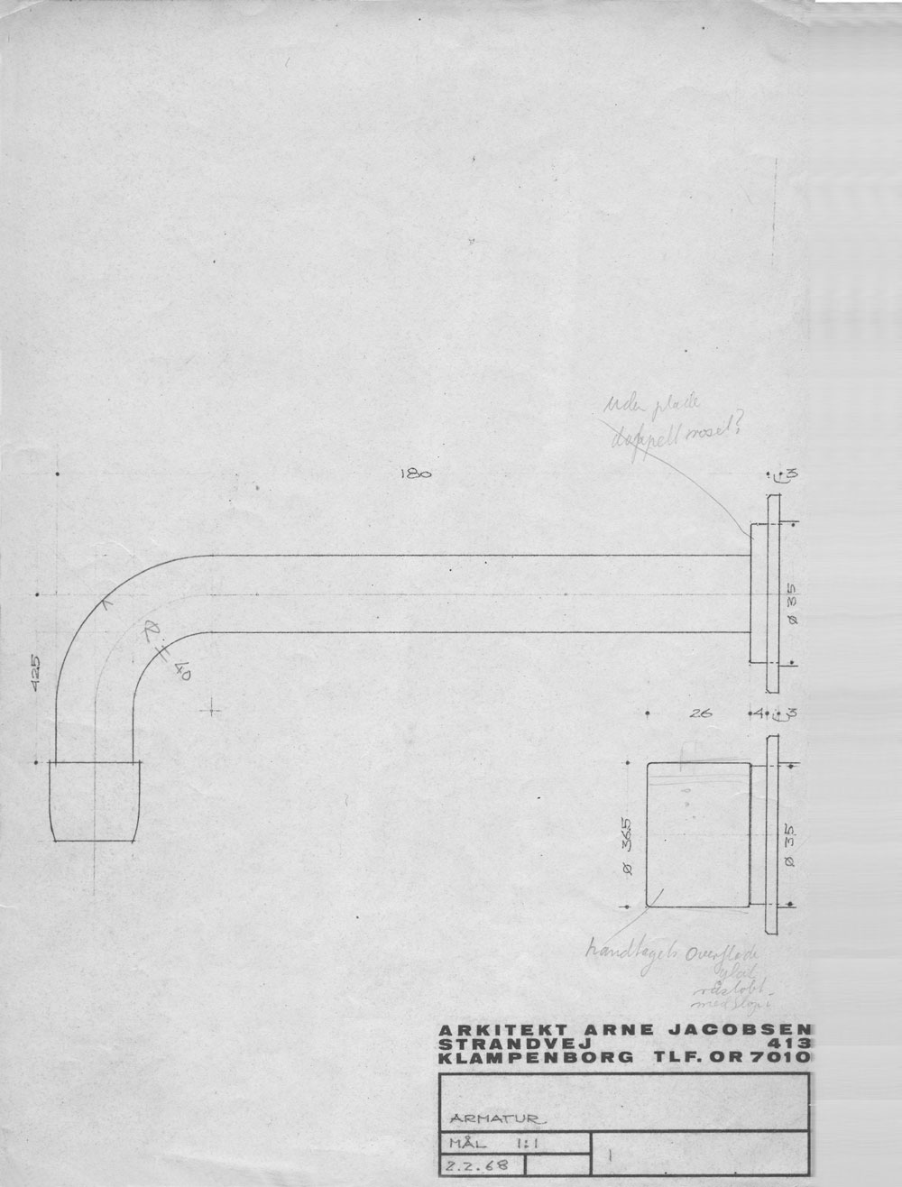 An original drawing from 1968